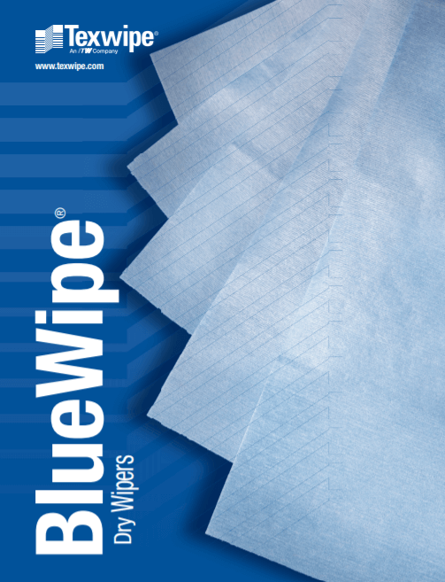 BlueWipe® Dry Nonwoven Cleanroom Wipers