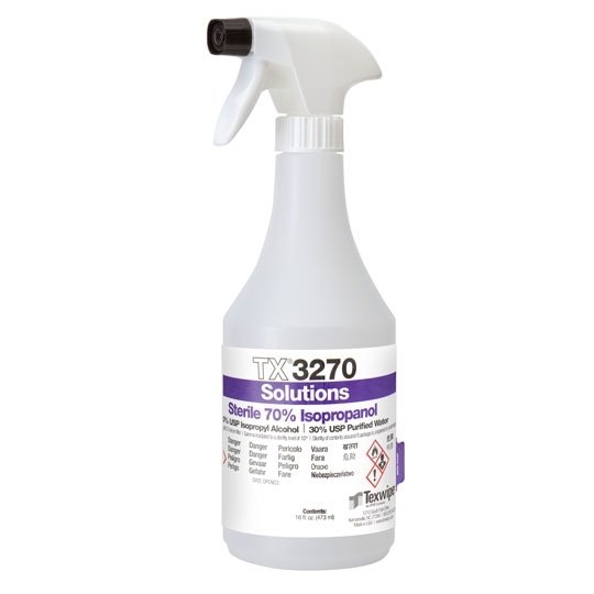 Pharma-HOL Sterile 70% Isopropyl Alcohol, 16oz Spray Bottle, (1 Bottle) 70%  IPA/30% WFI(Water for Injection): : Industrial & Scientific