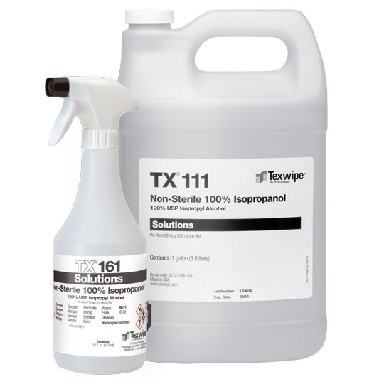 Texwipe TX161 100% Isopropyl Alcohol 16oz Trigger Spray Bottle